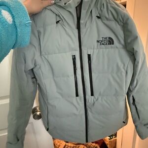 The North Face Light blue Sage Hooded Puffer Jacket